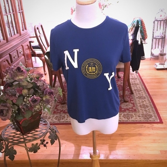 Abercrombie & Fitch Royal Blue Mid Crop Top - Picture 10 of 10